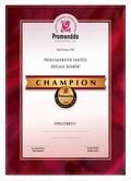 Promenáda červených vín - diplom "champion"